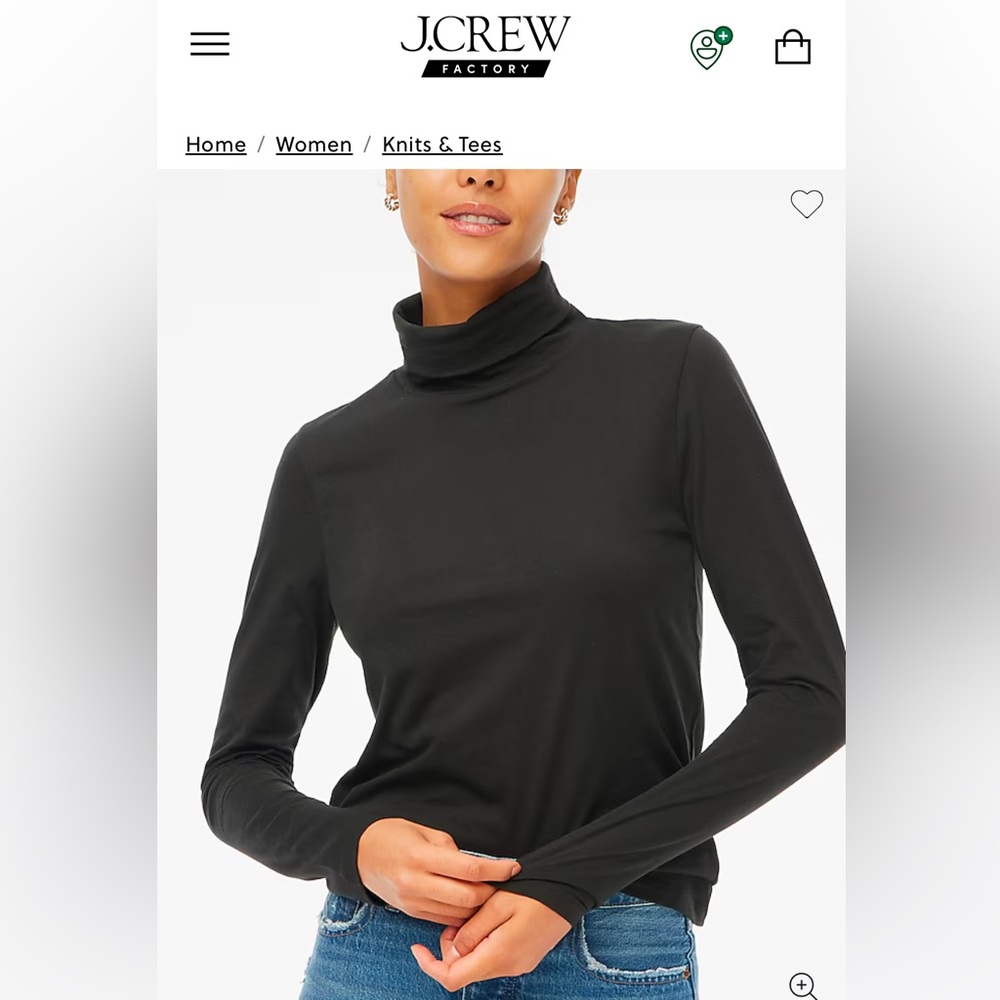 J Crew Tissue Turtleneck